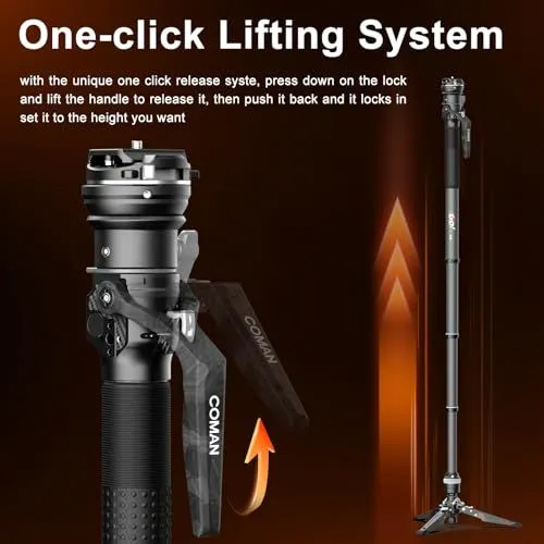 Coman Monopod One-click Lifting System