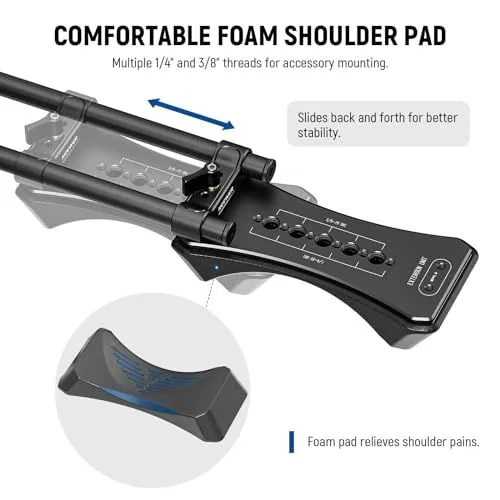 Comfortable Foam Shoulder Pad for Camera Rig