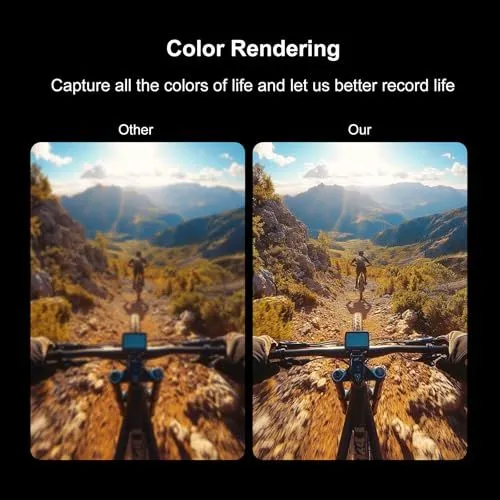 Comparative Color Rendering of Action Camera Footage