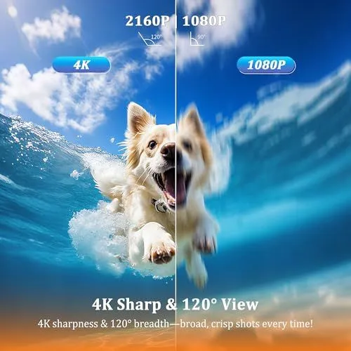 Comparative visual of 4K ultra high definition versus standard 1080P resolution