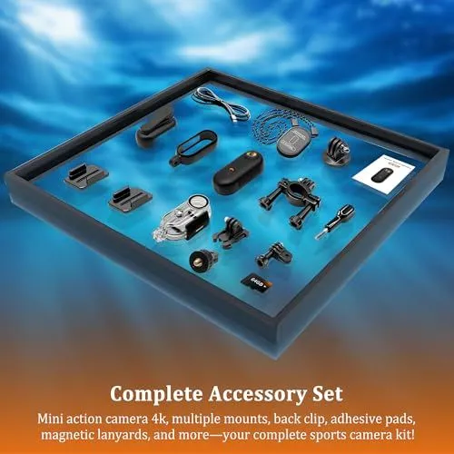 Complete Mini Action Camera Accessory Kit
