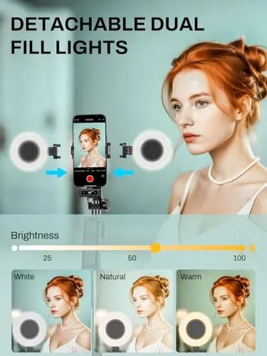 DETACHABLE DUAL FILL LIGHTS FOR SMARTPHONES