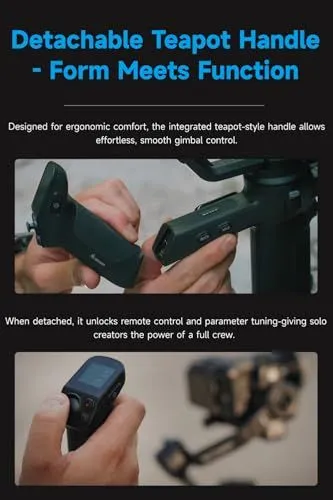 Detachable Teapot Handle for Gimbal Control