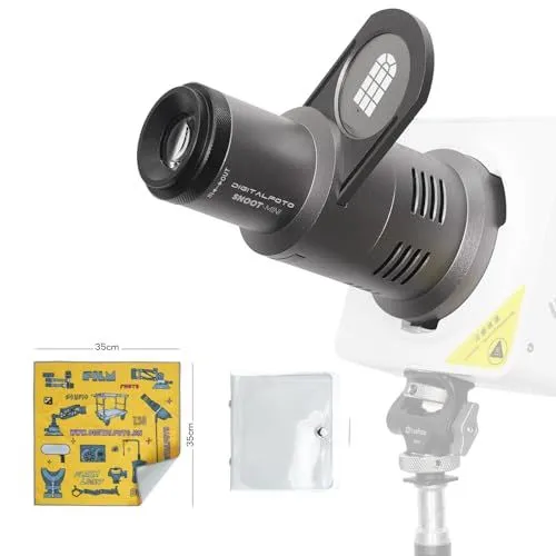 DFCINE Mini Optical Snoot Spotlight With 33 Gobos
