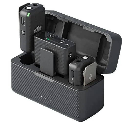 DJI Mic Wireless Lavalier System With Charging Case