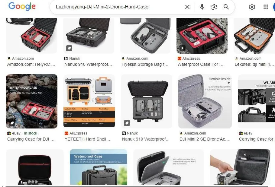 DJI Mini 2 Hard Case Search Results