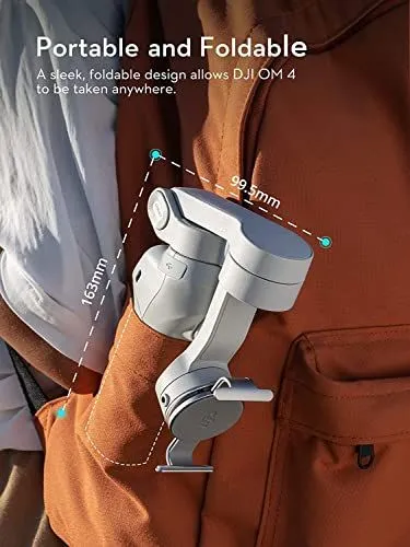 DJI OM 4 Foldable Design and Dimensions
