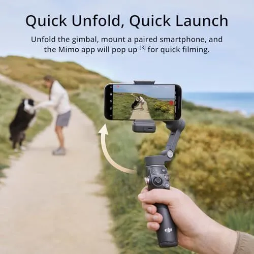 DJI Osmo Mobile 6 Quick Launch Feature