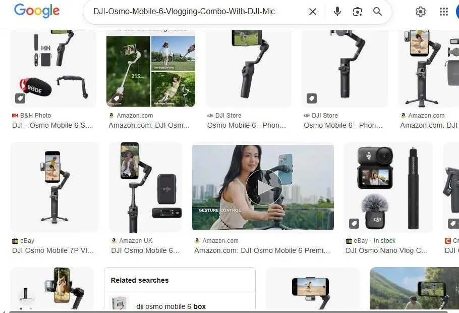 DJI Osmo Mobile 6 Search Results