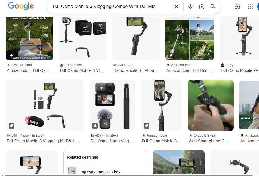 DJI Osmo Mobile 6 Search Results