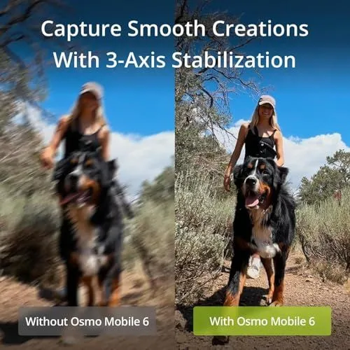 DJI Osmo Mobile 6 Stabilization Comparison