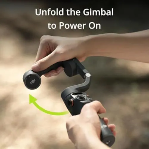 DJI Osmo Mobile Gimbal Unfolding Instructions