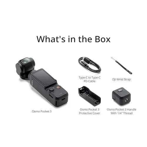 DJI Osmo Pocket 3 Standard Package Components