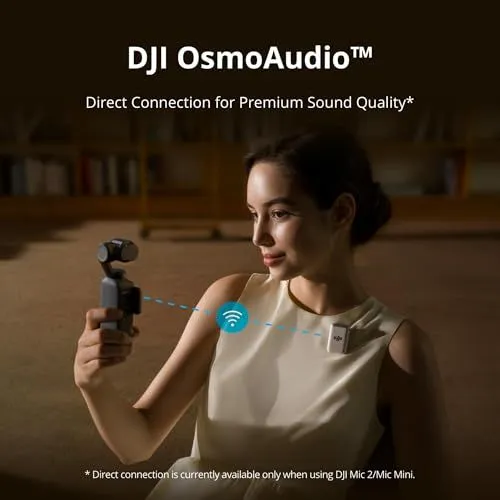 DJI OsmoAudio Direct Wireless Connection Feature