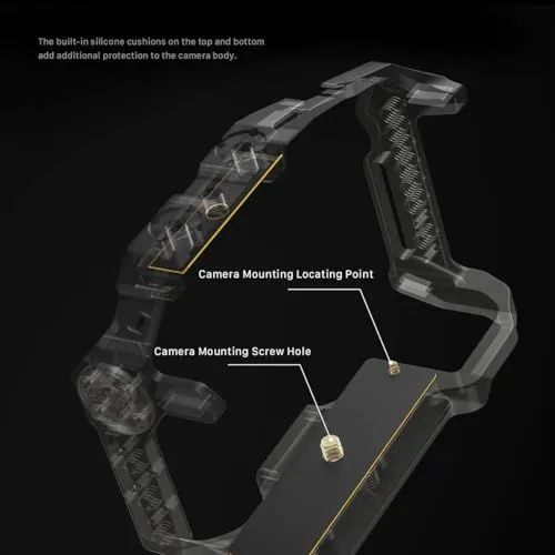 Exploded View Of A Camera Protection Cage