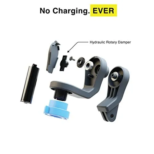 Exploded View of a Hydraulic Rotary Damper Device