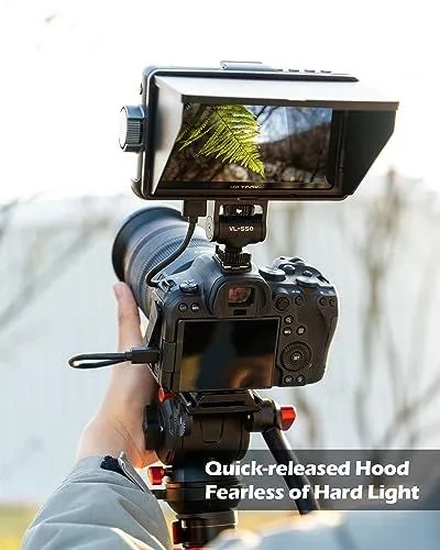 External Camera Monitor with Sun Hood