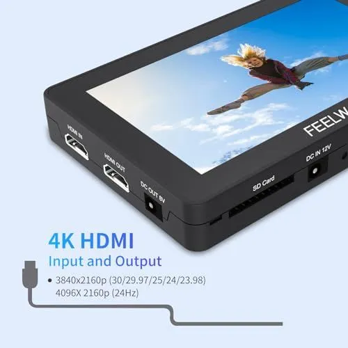 Feelworld 4K HDMI External Camera Monitor