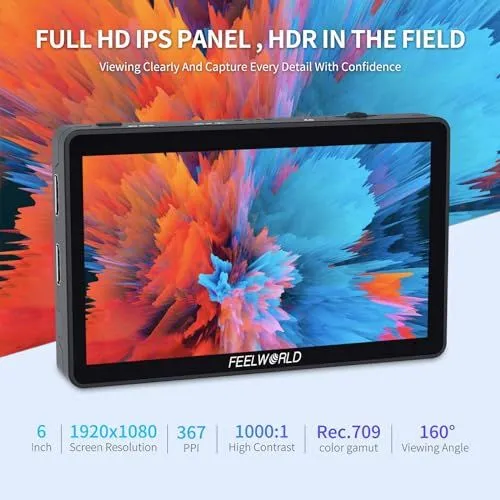 FEELWORLD 6 Inch Full HD IPS Field Monitor