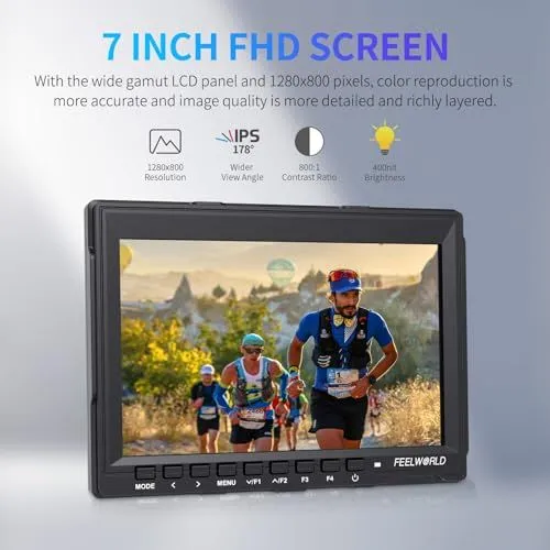 FEELWORLD 7 INCH FHD EXTERNAL MONITOR