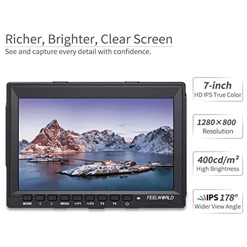 FEELWORLD 7 Inch Ultra-Thin IPS Field Monitor