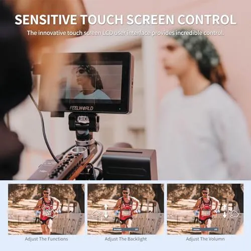 FEELWORLD Camera Monitor Touch Screen Controls