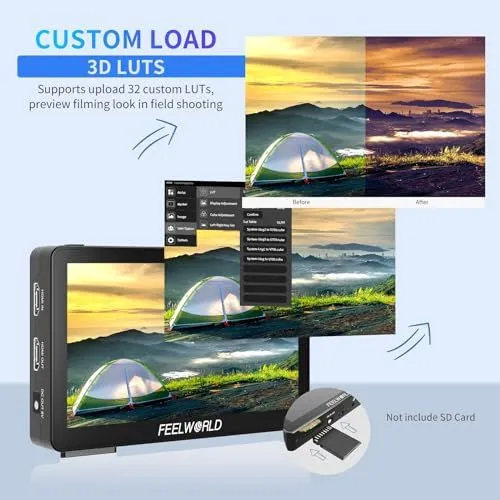 FEELWORLD External Camera Monitor 3D LUT Features