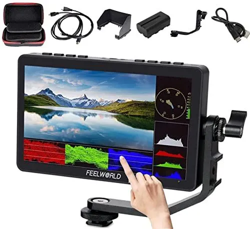 FEELWORLD F5 Pro V4 6 Inch Touchscreen Monitor Bundle
