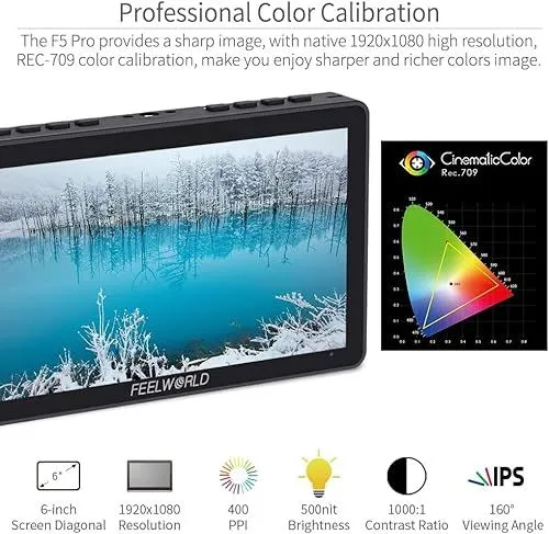 FEELWORLD F5 Pro Professional Color Calibration Monitor