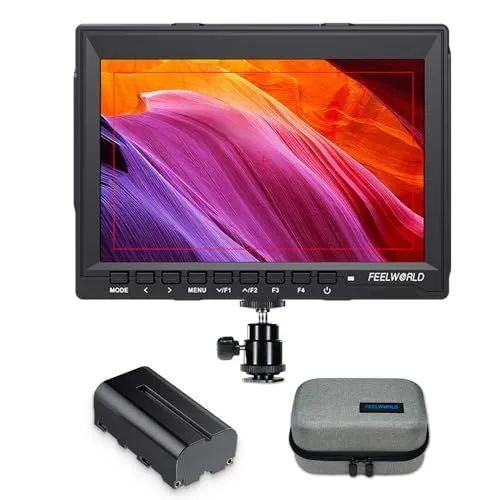 FEELWORLD FW759 7 Inch DSLR Monitor With Battery And Bag