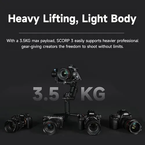 FeiyuTech SCORP 3 Payload Capacity