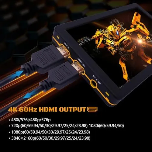 Field Monitor with 4K 60Hz HDMI Support