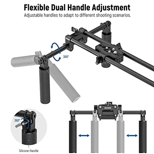 Flexible Dual Handle Adjustment For Camera Shoulder Rigs