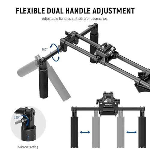 Flexible Dual Handle Camera Rig Adjustment