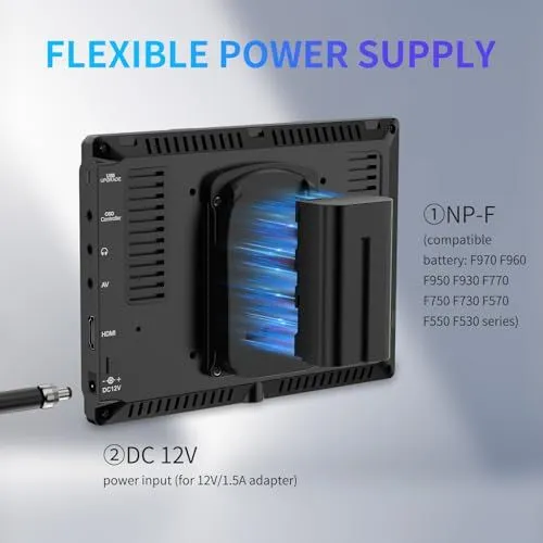 Flexible Power Supply Options for Video Monitor