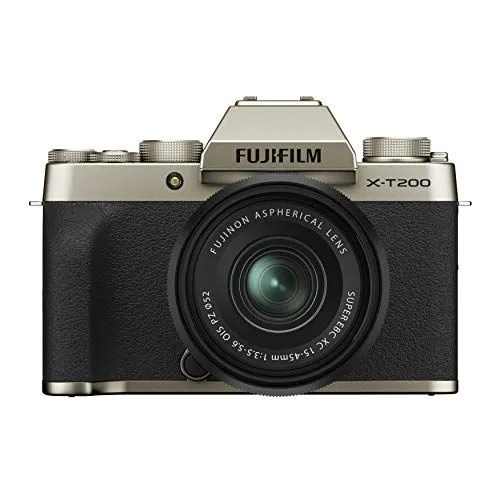 Fujifilm X-T200 Camera Kit Champagne Gold
