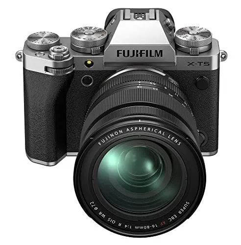 Fujifilm X-T5 Silver with 16-80mm Lens