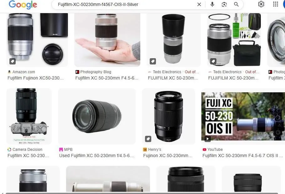 Fujifilm XC 50-230mm Lens Image Results