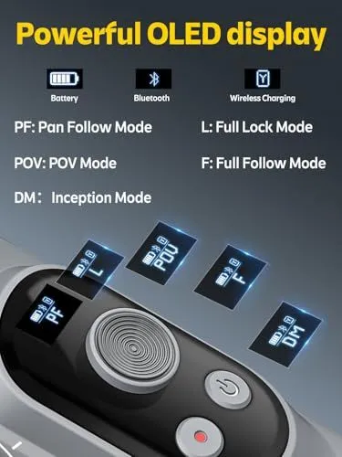 Gimbal OLED Display Features