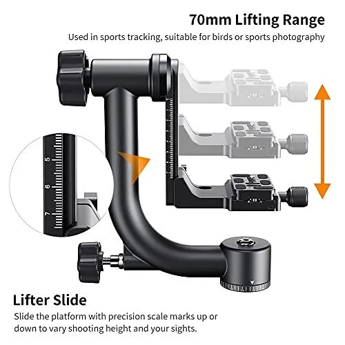 Gimbal Tripod Head Features