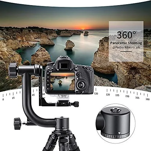 Gimbal Tripod Head for Panoramic Photography