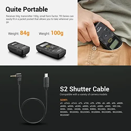 Godox TR Series Wireless Timer Remote Shutter