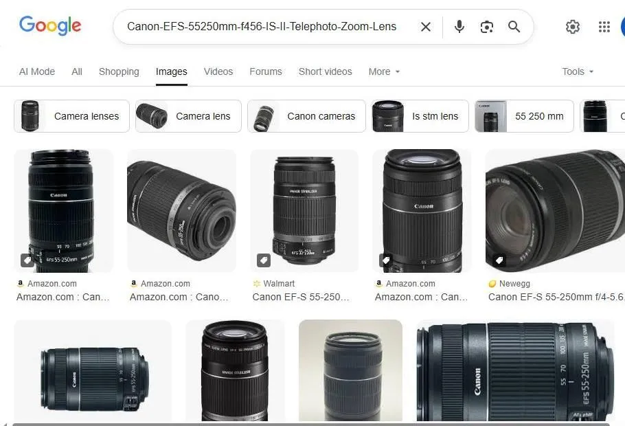 Google Image Search Results for Canon Telephoto Lens