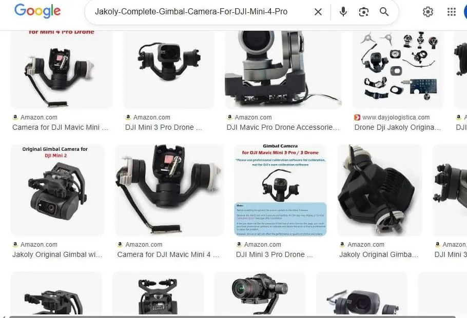 Google Image Search Results for DJI Mini Series Replacement Gimbal Cameras