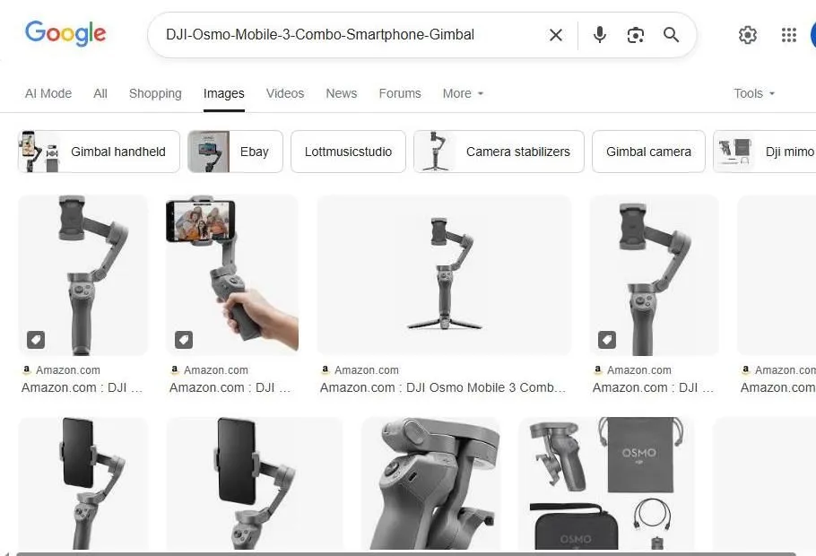 Google Image Search Results for DJI Osmo Mobile 3 Gimbal