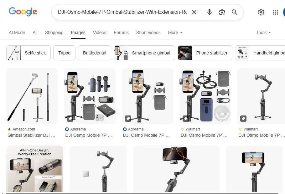 Google Image Search Results for DJI Osmo Mobile 7P