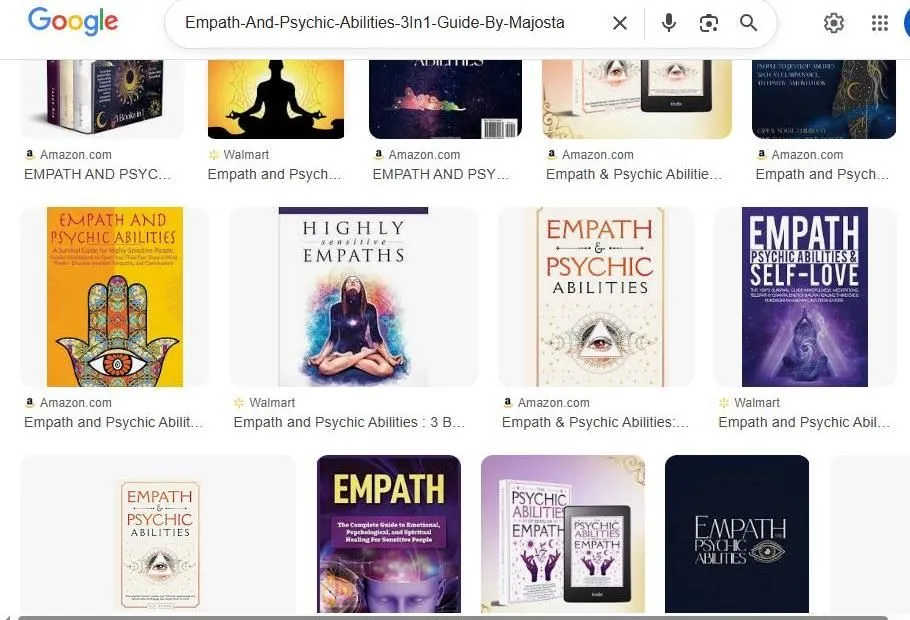 Google Image Search Results for Empath and Psychic Abilities Books