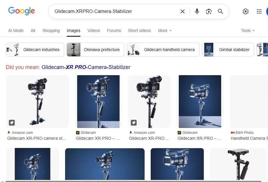 Google Image Search Results for Glidecam XR-PRO Camera Stabilizer