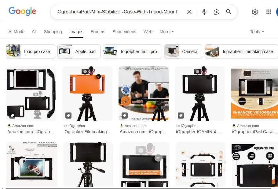 Google Image Search Results for iOgrapher iPad Mini Stabilizer Case