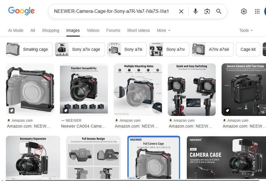 Google Image Search Results for Neewer Sony Camera Cage